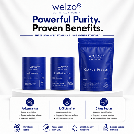 Ultra Purity GLP-1 Companion Stack akkermansia berberine citrus pectin – view 2