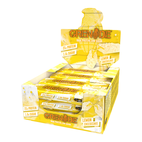Grenade Protein Bar 12x60g Lemon Cheesecake