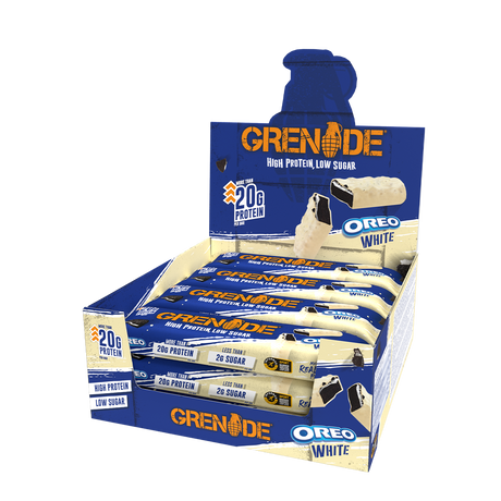 Grenade Protein Bar 12x60g Oreo White