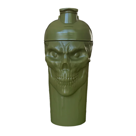JNX Sports The Curse! Skull Shaker 700ml Military Green