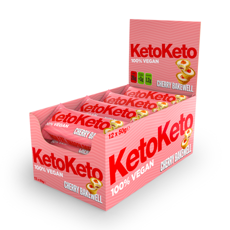 KetoKeto Bar 12x50g Cherry Bakewell