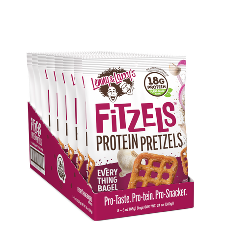 Lenny & Larry's Fitzels 8x85g Everything Bagel