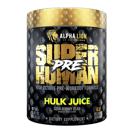Alpha Lion SuperHuman Pre Workout 342.3g Hulk Juice