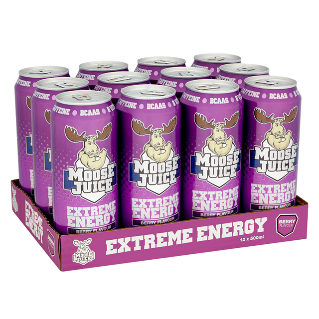 Muscle Moose Moose Juice 12x500ml Berry