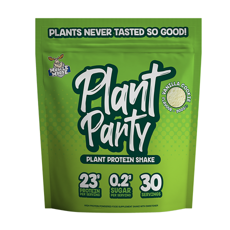 Muscle Moose Plant Party 900g Vanilla Cookie