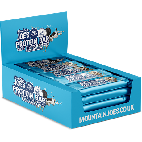 Mountain Joe's Protein Bar 12x35g White Chocolate Cookie Cream