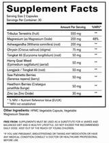 Ultra Purity TestoMax natural testosterone support capsules for men – view 6