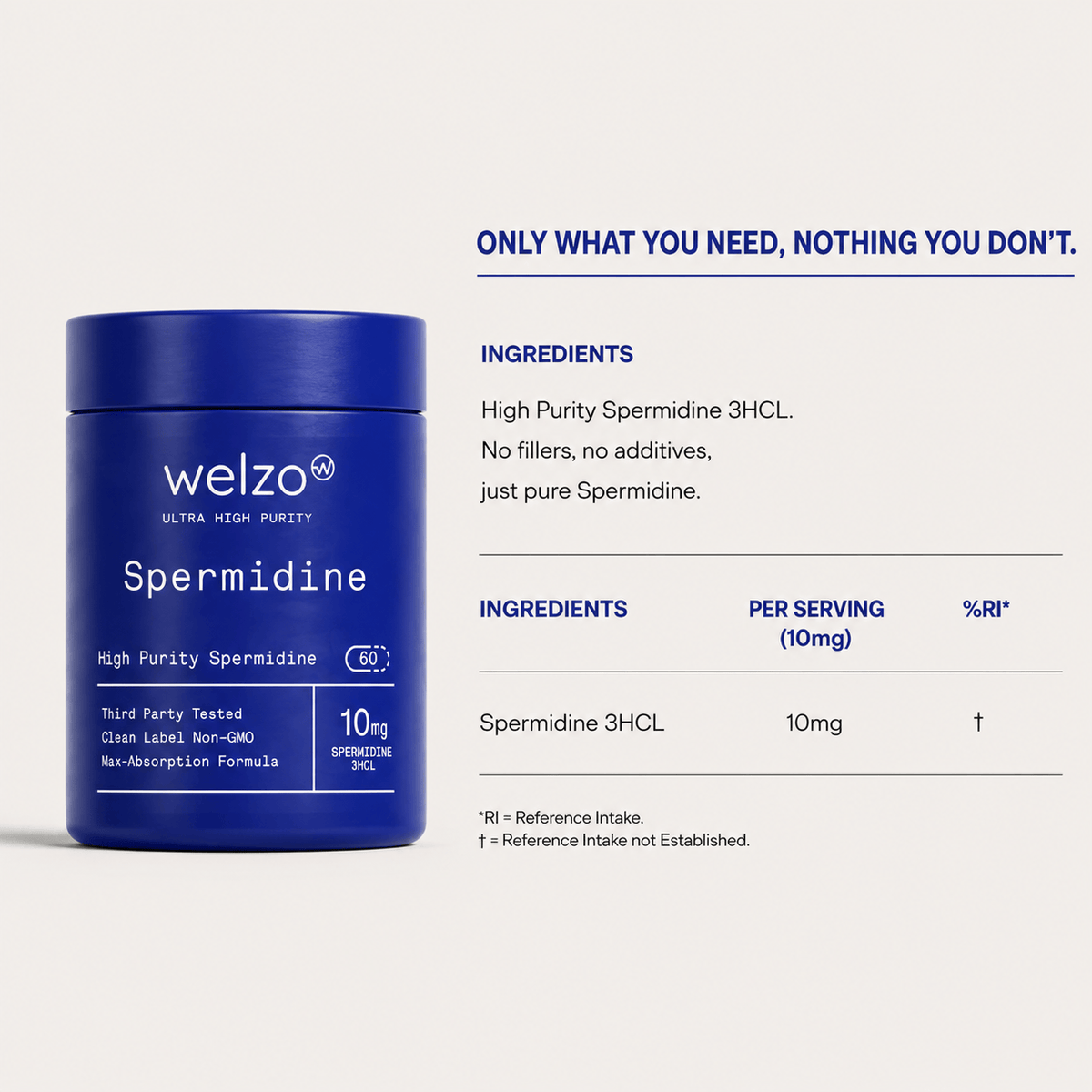 Ultra Purity Spermidine capsules for cellular renewal – view 5
