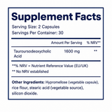 Ultra Purity TUDCA capsules for liver and bile support – view 9