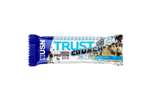 USN Trust Crunch Bars 12x60g Cookies & Cream