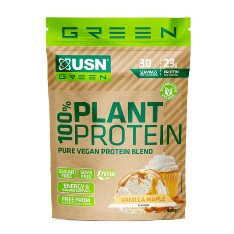 USN 100% Plant Protein 900g Vanilla Maple