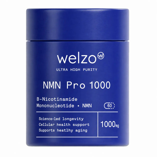 NMN Pro 1000mg Ultra Purity NAD+ supplement, 60 capsules