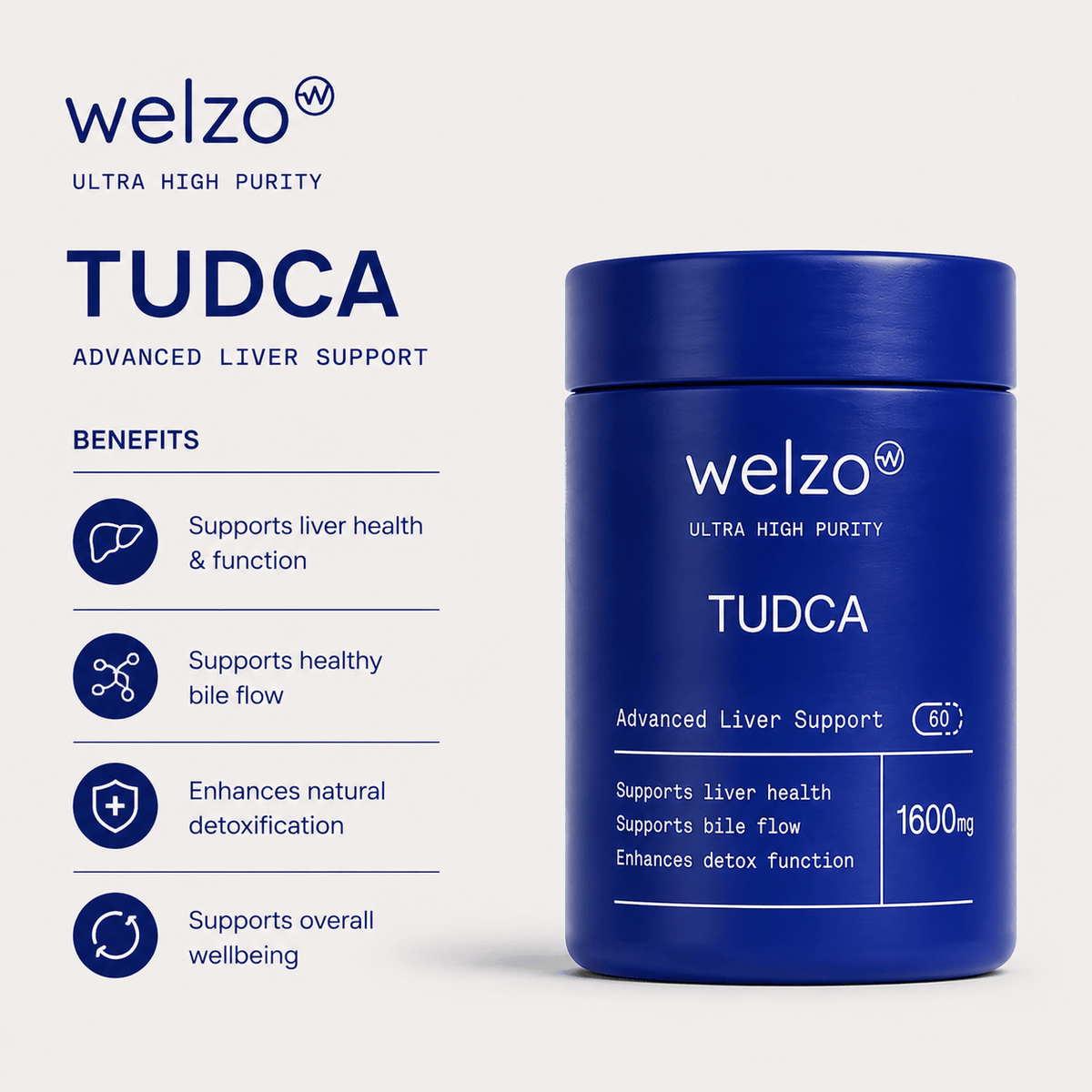 Ultra Purity TUDCA capsules for liver and bile support – view 3