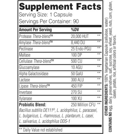 Enzymedica Digest Basic + Probiotics Capsules