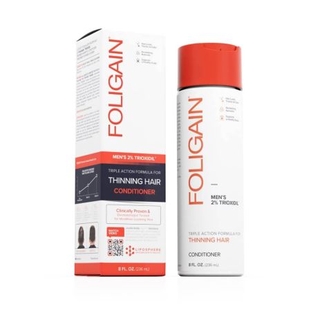 Foligain Triple Action Conditioner For Thinning Hair For Men with 2% Trioxidil