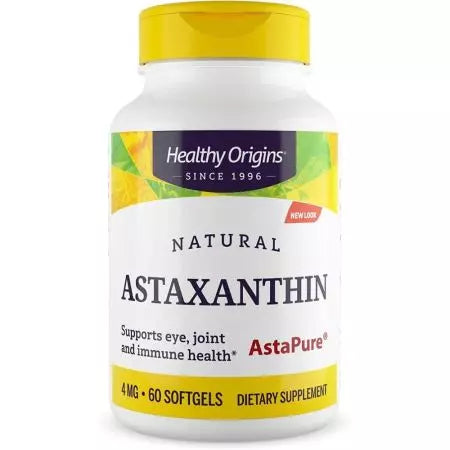 Healthy Origins Astaxanthin 4mg Softgels