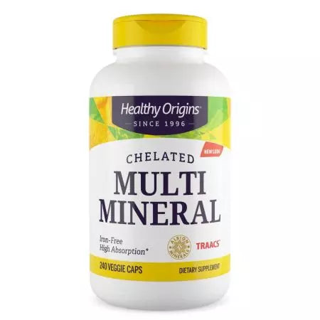 Healthy Origins Chelated Multi Mineral Veggie Capsules