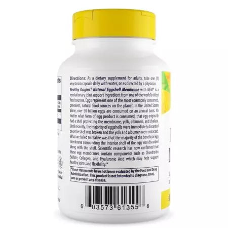 Healthy Origins Eggshell Membrane 500mg Veggie Capsules