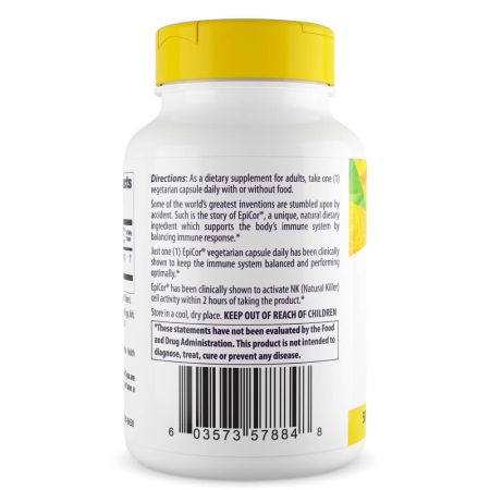 Healthy Origins EpiCor 500mg Veggie Capsules