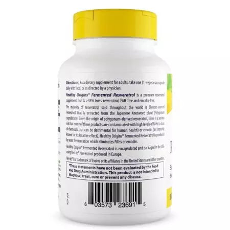 Healthy Origins Resveratrol 300mg Veggie Capsules