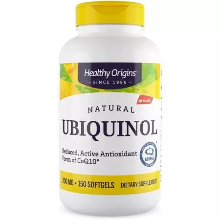 Healthy Origins Ubiquinol 200mg Softgels