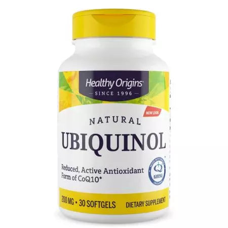 Healthy Origins Ubiquinol 200mg Softgels