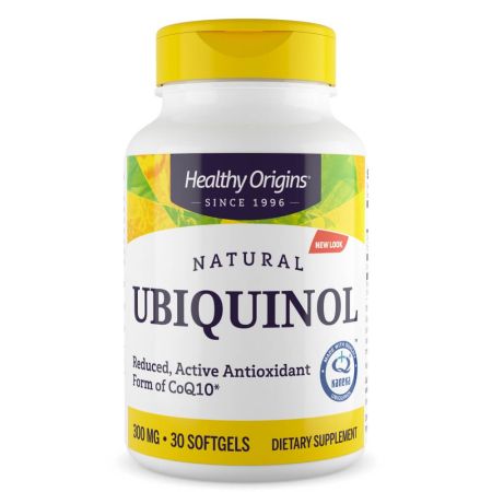 Healthy Origins Ubiquinol 300mg Softgels