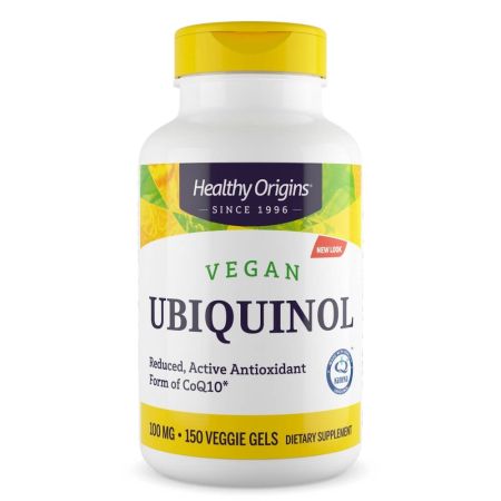 Healthy Origins Vegan Ubiquinol 100mg Softgels