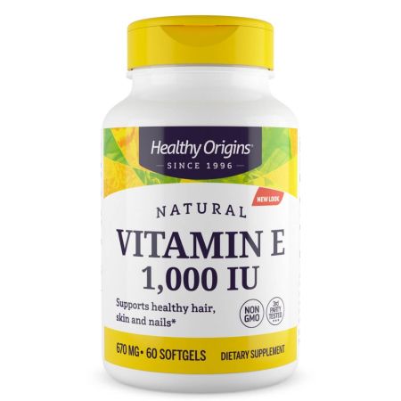 Healthy Origins Vitamin E 1,000iu Softgels