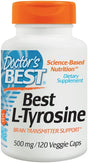 Doctor's Best L-Tyrosine, 500mg - 120 vcaps