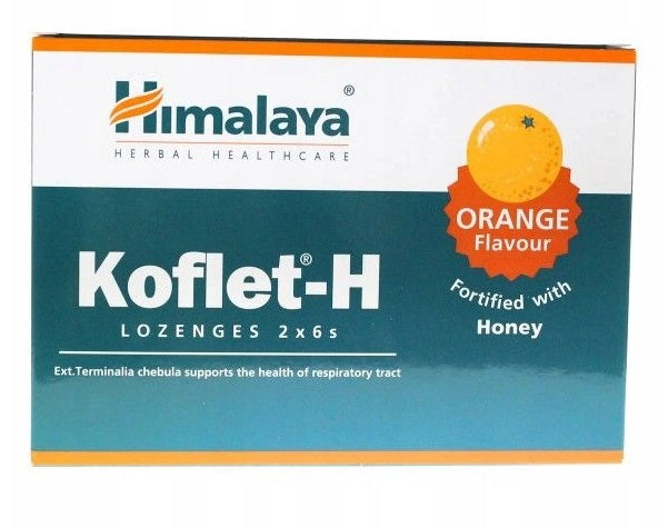 Himalaya Koflet-H, Orange - 12 lozenges