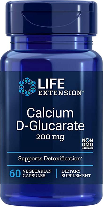 Life Extension Calcium D-Glucarate, 200mg - 60 vcaps