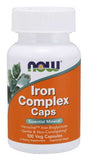 NOW Foods Iron Complex Caps - 100 vcaps