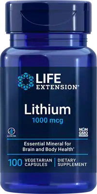 Life Extension Lithium, 1000mcg - 100 vcaps