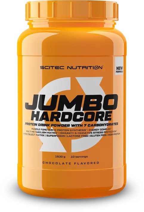 SciTec Jumbo Hardcore, Brittle White Chocolate (EAN 5999100026537) - 1530 grams