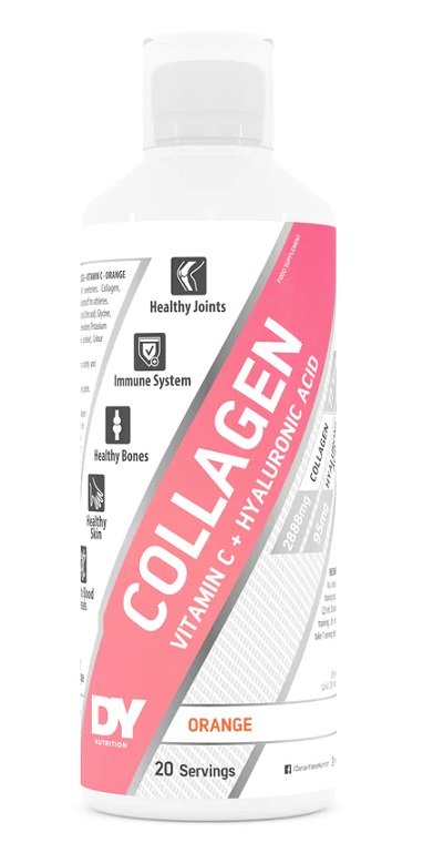 Dorian Yates Liquid Collagen + Vitamin C + Hyaluronic acid, Orange - 500 ml.