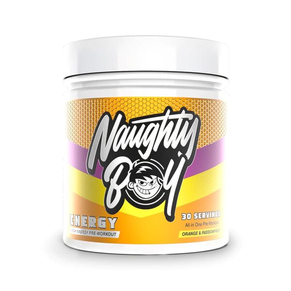 Naughty Boy Energy, Orange & Passion Fruit - 390 grams