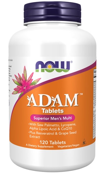 NOW Foods ADAM Multi-Vitamin for Men - 120 tablets