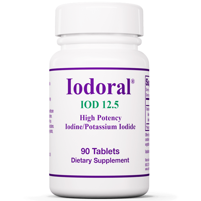 Iodoral IOD 12.5mg (Potassium Iodide) 90 tablets - Optimox - welzo