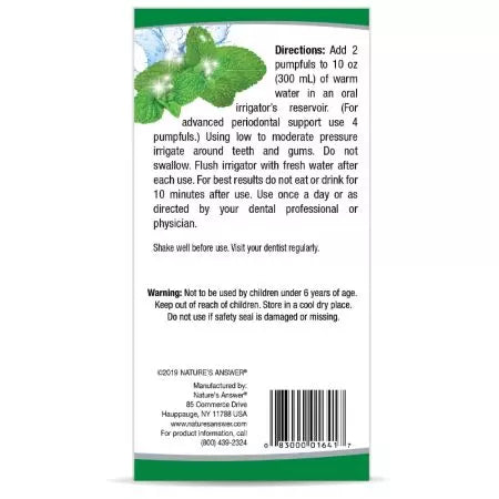 Nature's Answer PerioBrite Cleanse Oral Cleansing Concentrate 4 Oz (120ml)
