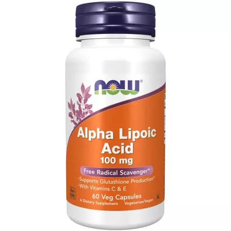 Now Foods Alpha Lipoic Acid 100mg Veg Capsules
