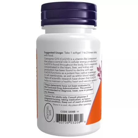 Now Foods CoQ10 100 mg Softgels