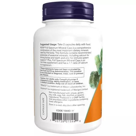Now Foods Full Spectrum Mineral Caps Veg Capsules