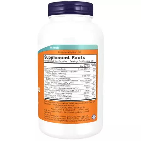 Now Foods Full Spectrum Mineral Caps Veg Capsules