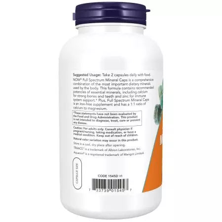 Now Foods Full Spectrum Mineral Caps Veg Capsules