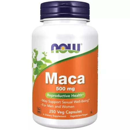 Now Foods Maca (Lepidium meyenii) 500 mg 250 Veg Capsules