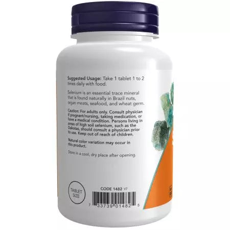 Now Foods Selenium 100 mcg Tablets