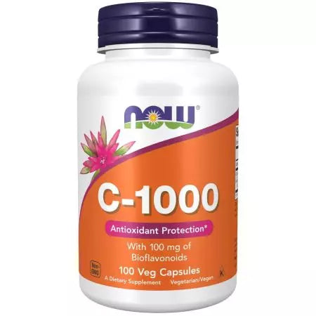 Now Foods Vitamin C1,000 with 100 mg of Bioflavonoids Veg Capsules