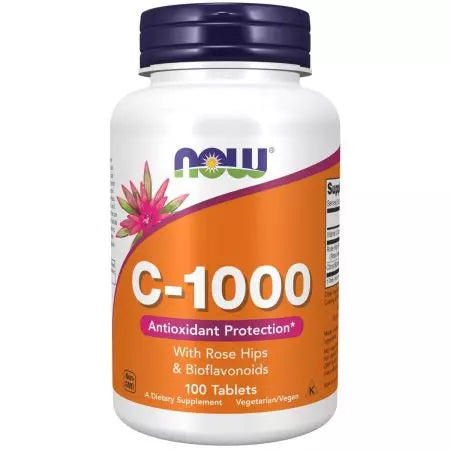 Now Foods Vitamin C1,000 with Rose Hips & Bioflavonoids Tablets