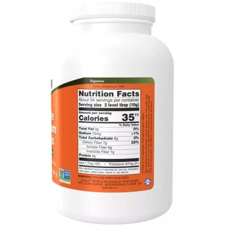 Now Foods Whole Psyllium Husks